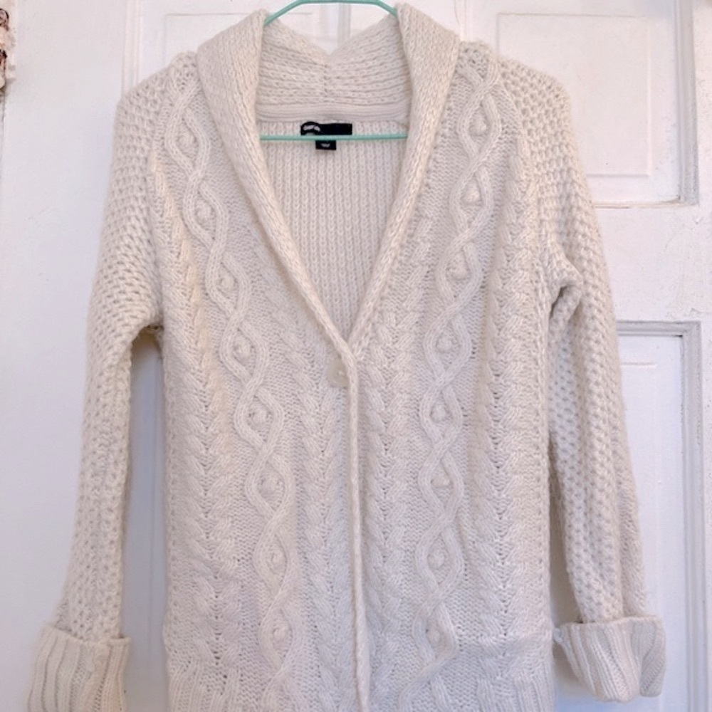Gap girls Aran cable knit cardigan in size large/10